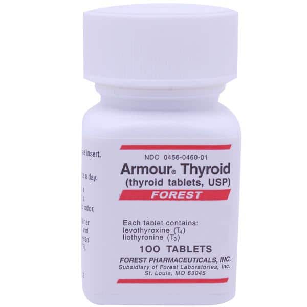 Armour Thyroid 60MG (1 Grain) Tablets