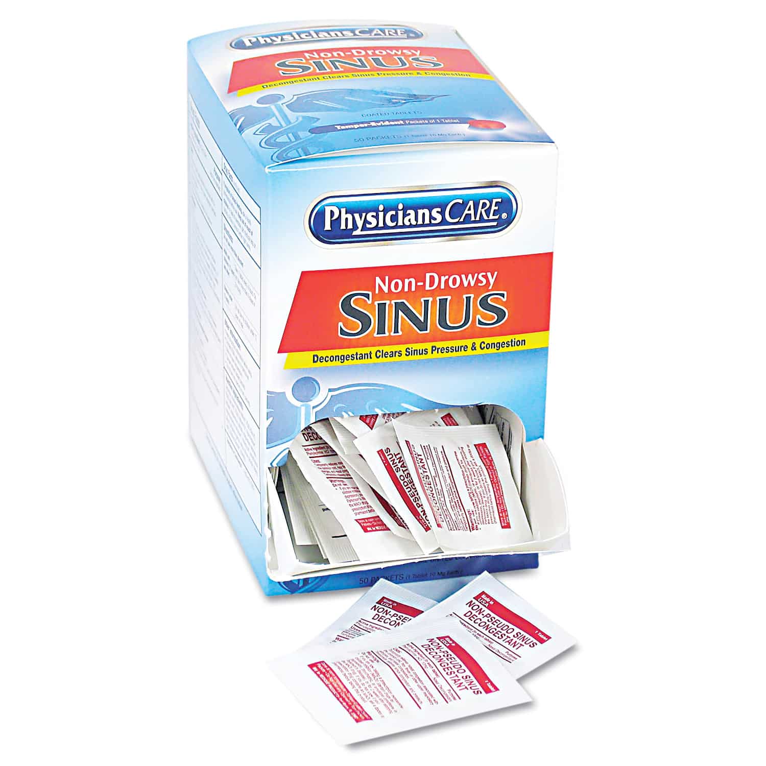 PhysiciansCare Sinus Medicine Packets, 50 / Box (Quantity)