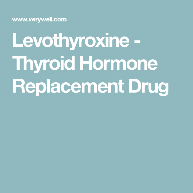 Should You Take Generic Levothyroxine?