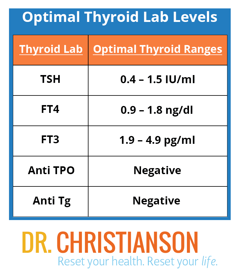 Update: Testing Your Thyroid and the Definitive Guide to Optimal Ranges ...